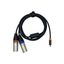 Несимметричный аудиокабель USB Type-C - 2 x XLR папа E-SHINE ES-8333T