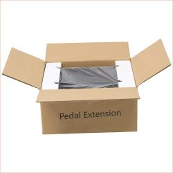 Подставка-удлинитель педалей пианино для детей, коричневая RIN LB-P3RW