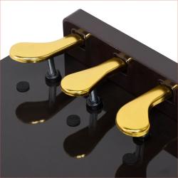 Подставка-удлинитель педалей пианино для детей, коричневая RIN LB-P3RW