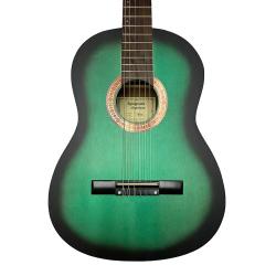 Гитара классическая 3/4, зеленая КУНГУРСКАЯ АКУСТИКА K-Green-3/4