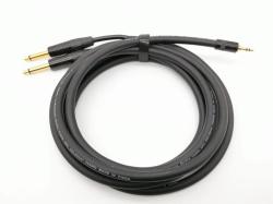 Кабель аудио 3.5-2х6.3мм, 5м ZZ-CABLE E52-3,5-2J-0500-0