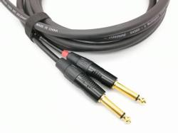 Кабель аудио 3.5-2х6.3мм, 5м ZZ-CABLE E52-3,5-2J-0500-0