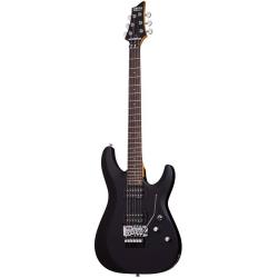 Электрогитара, цвет матовый черный SCHECTER C-6 FR DELUXE SBK