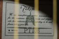 Электроакустическая гитара подержанная TAKAMINE PT-106 1998