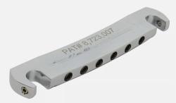 Струнодержатель алюминиевый замковый, хром API AP-1149C