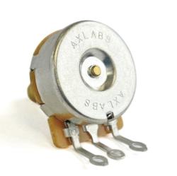 Потенциометр 500кОм с короткой резбой, линейный AxLabs AX-L500-S