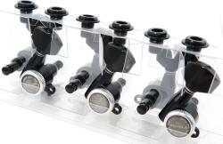 Колки локовые 6 в линию, реверсные, black (классический черный) GOTOH SG360-07 MG-TRAD R BK