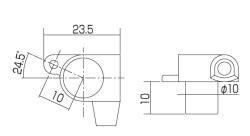 Колки локовые 6 в линию, реверсные, black (классический черный) GOTOH SG360-07 MG-TRAD R BK