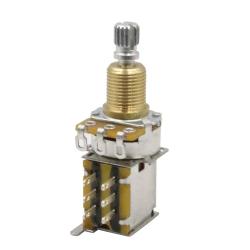 Потенциометр Push-Push 500кОм, резьба M8, логарифмический HOSCO PU-PUSH-500A