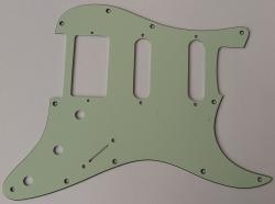 Панель для American Std Strat 3-х слойный пластик, mint green, 11 отверстий PARTSLAND X110930700