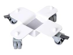 Комплект транспортировочных роликов для концертного рояля (3шт), белый AURORA AGPST-2WH