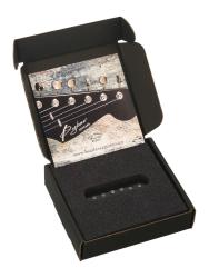 True Vintage Stratocaster Звукосниматель магнитный, нековый, черный BAGDASAR BGP401N