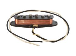 True Vintage Stratocaster Звукосниматель магнитный, нековый, черный BAGDASAR BGP401N