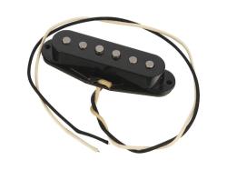 True Vintage Stratocaster Звукосниматель магнитный, нековый, черный BAGDASAR BGP401N