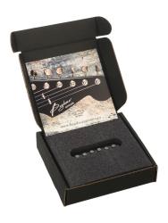 True Vintage Stratocaster Звукосниматель магнитный, средний, черный BAGDASAR BGP401M