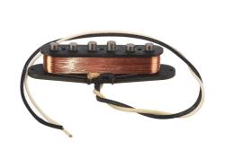 True Vintage Stratocaster Звукосниматель магнитный, средний, черный BAGDASAR BGP401M