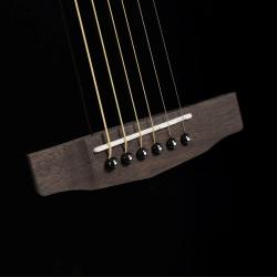 Luce Series Акустическая гитара, черная CORT L60-BK