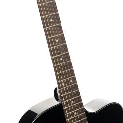 Luce Series Электро-акустическая гитара, черная CORT L60CE-BK