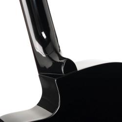 Luce Series Электро-акустическая гитара, черная CORT L60CE-BK