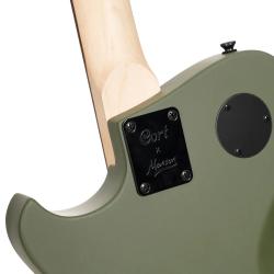 META Series Электрогитара, леворукая, зеленая CORT MBM-2H-B-LH-SOG
