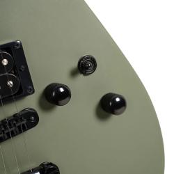 META Series Электрогитара, леворукая, зеленая CORT MBM-2H-B-LH-SOG