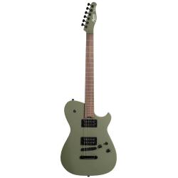 META Series Электрогитара, леворукая, зеленая CORT MBM-2H-B-LH-SOG