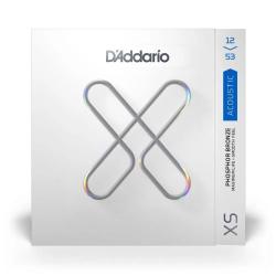 XS Комплект струн для акустической гитары, фосфорная бронза, 12-56 D'ADDARIO XSAPB1256