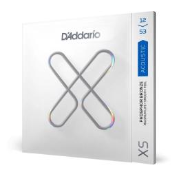 XS Комплект струн для акустической гитары, фосфорная бронза, 12-56 D'ADDARIO XSAPB1256