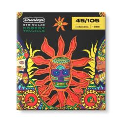 Robert Trujillo Комплект струн для бас-гитары, сталь, 45-105 DUNLOP RTS45105