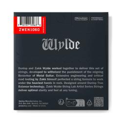 Zakk Wylde Комплект струн для электрогитары, никелированные, 10-60 DUNLOP ZWEN1060