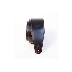 Leather 21 Ремень для гитары, кожаный, черный FIDEL FL60046L21L