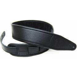Leather Custom Ремень для гитары, кожаный, черный FIDEL FL700000CU