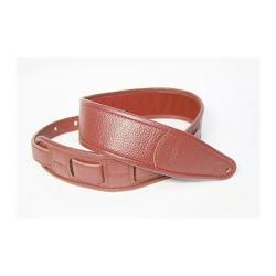 Leather Custom Ремень для гитары, кожаный, красный FIDEL FL700001CU