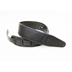 Leather Custom Ремень для гитары, кожаный, темно-коричневый FIDEL FL700002CU