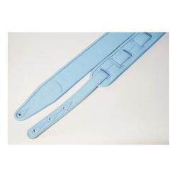 Leather Custom Ремень для гитары, кожаный, голубой FIDEL FL700004CU