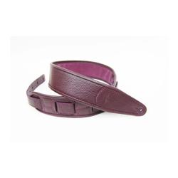 Leather Custom Ремень для гитары, кожаный, бордовый FIDEL FL700006CU