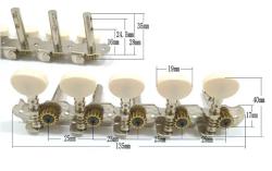 Колки для 10-струнной классической гитары, на планке FOIX ZA12