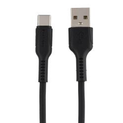 Кабель GP21T USB (m)-Type-C (m) 3.0A 27W силикон черный GOPOWER 00-00028374