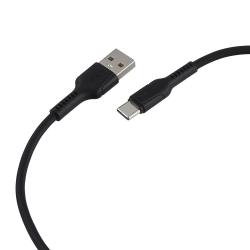 Кабель GP21T USB (m)-Type-C (m) 3.0A 27W силикон черный GOPOWER 00-00028374