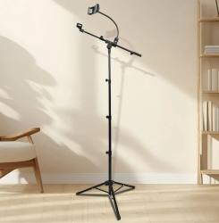 Микрофонная стойка с держателем планшета GUITTO GMS-04