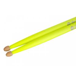 Барабанные палочки, желтые, орех гикори HUN Fluorescent Series 7A YELLOW