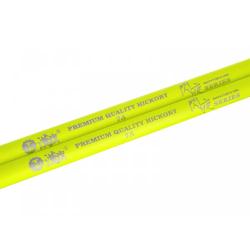 Барабанные палочки, желтые, орех гикори HUN Fluorescent Series 7A YELLOW