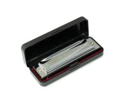 Губная гармошка, тональность С, серебряная JDR H1005