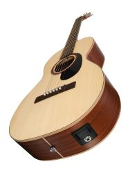 Электро-акустическая гитара, цвет натуральный KREMONA M16E