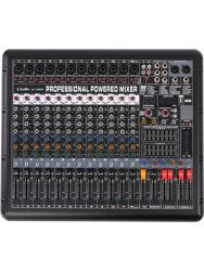 Активный микшерный пульт, 12 каналов, серия PRO LAudio AG-12PBX4