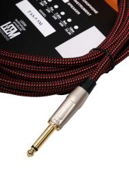 Кабель инструментальный, черный/красный, 5м LEEM FAS-5(BK/RD)