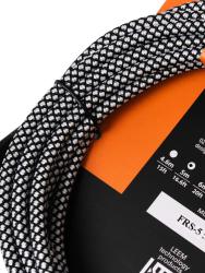 Кабель инструментальный, белый/черный, 5м LEEM FRS-5(WH/BK)