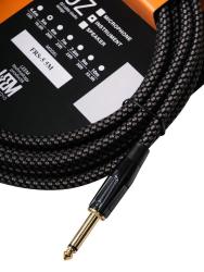 Кабель инструментальный, серый/черный, 5м LEEM FRS-5(GR/BK)