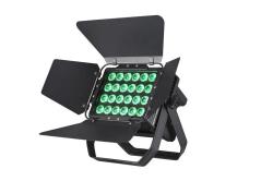 Светодиодный прожектор, RGBWAUV, IP65, 24х18Вт LFocus PL-24