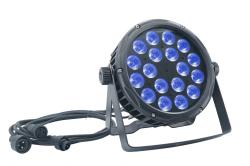 Светодиодный прожектор, RGBWAUV, 18х6Вт LFocus PL-46